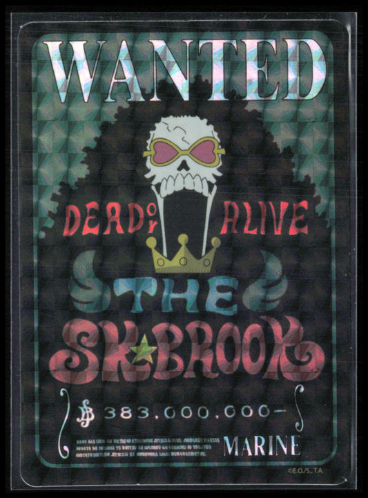 The SK Brook Wanted Dead or Alive Sticker (One Piece)