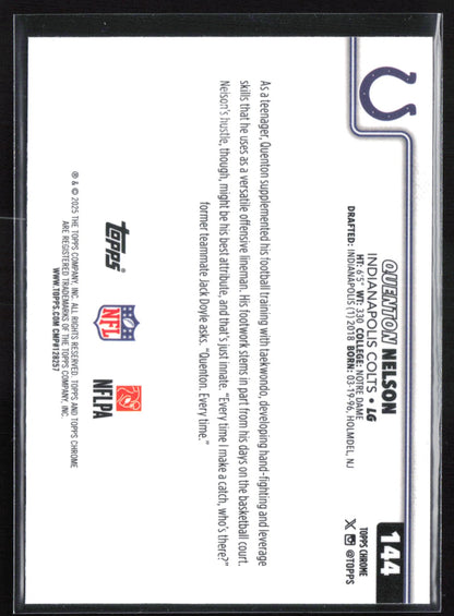 Quenton Nelson RWB Refractor