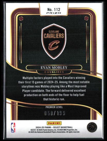 Evan Mobley Red /199 Premier Level