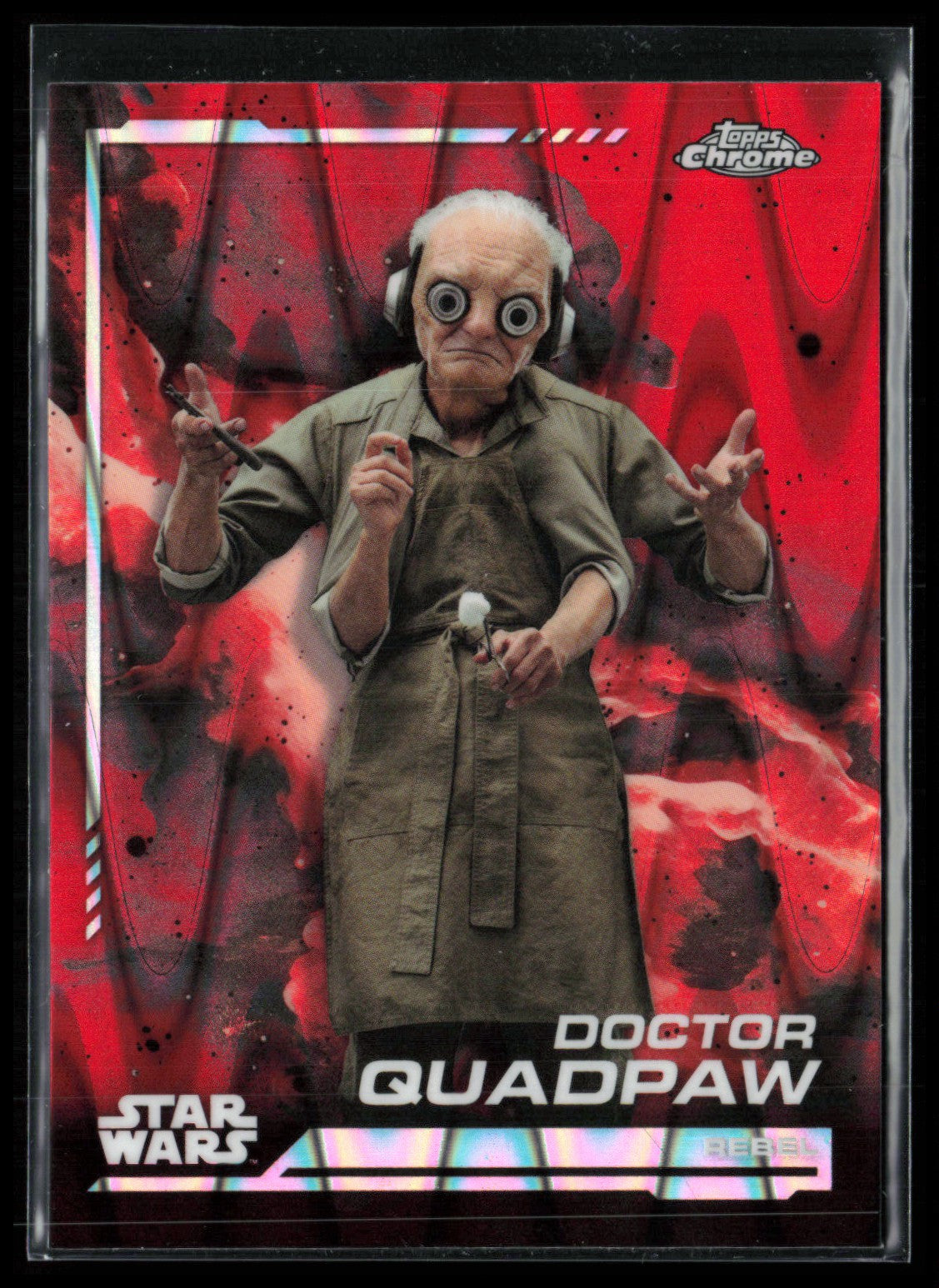 Doctor Quadpaw Red Raywave 2024 Topps Chrome Star Wars