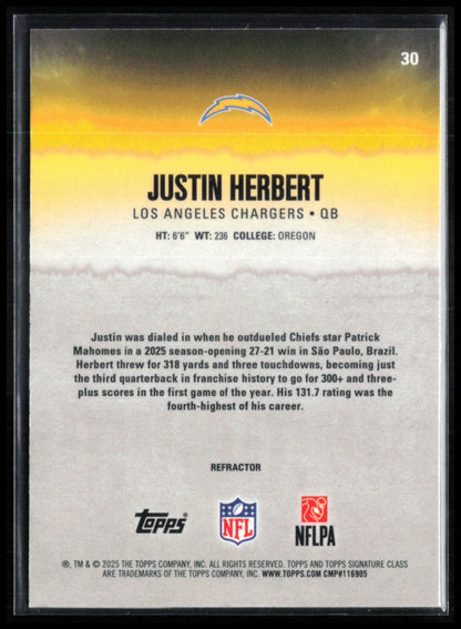 Justin Herbert Refractor
