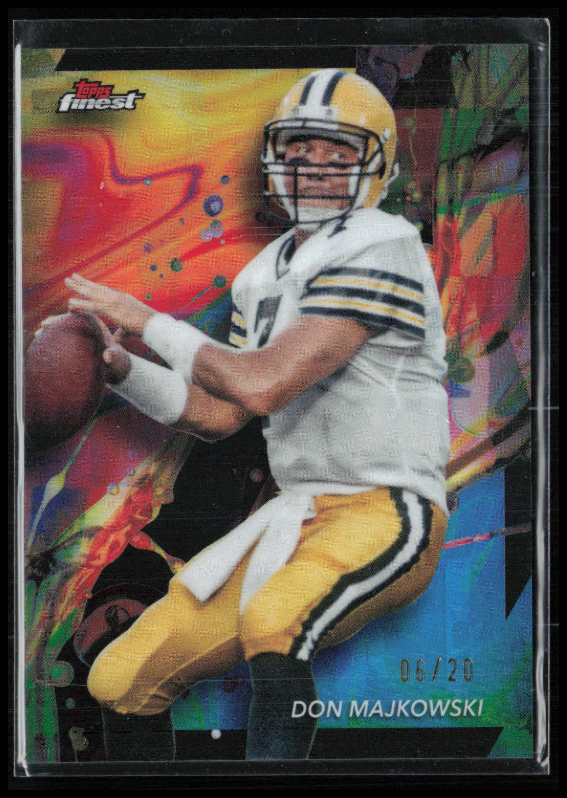 Don Majkowski Oil Spill Refractor /20 2024 Topps Finest