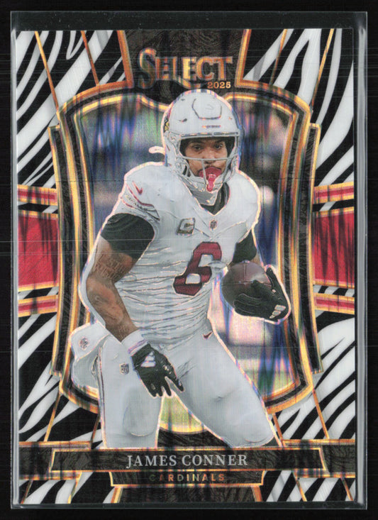 James Conner Zebra SSP Premier Level 2025 Select