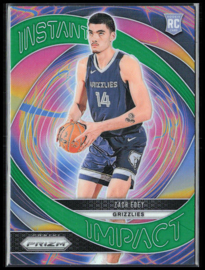 Zach Edey RC Green Prizm