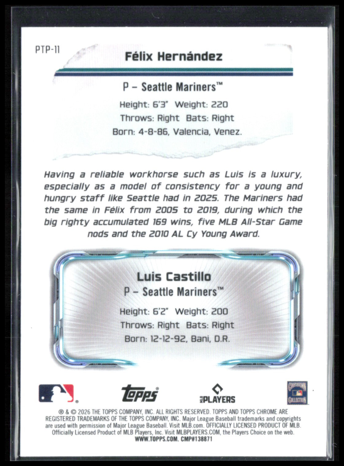 Felix Hernandez/ Luis Castillo