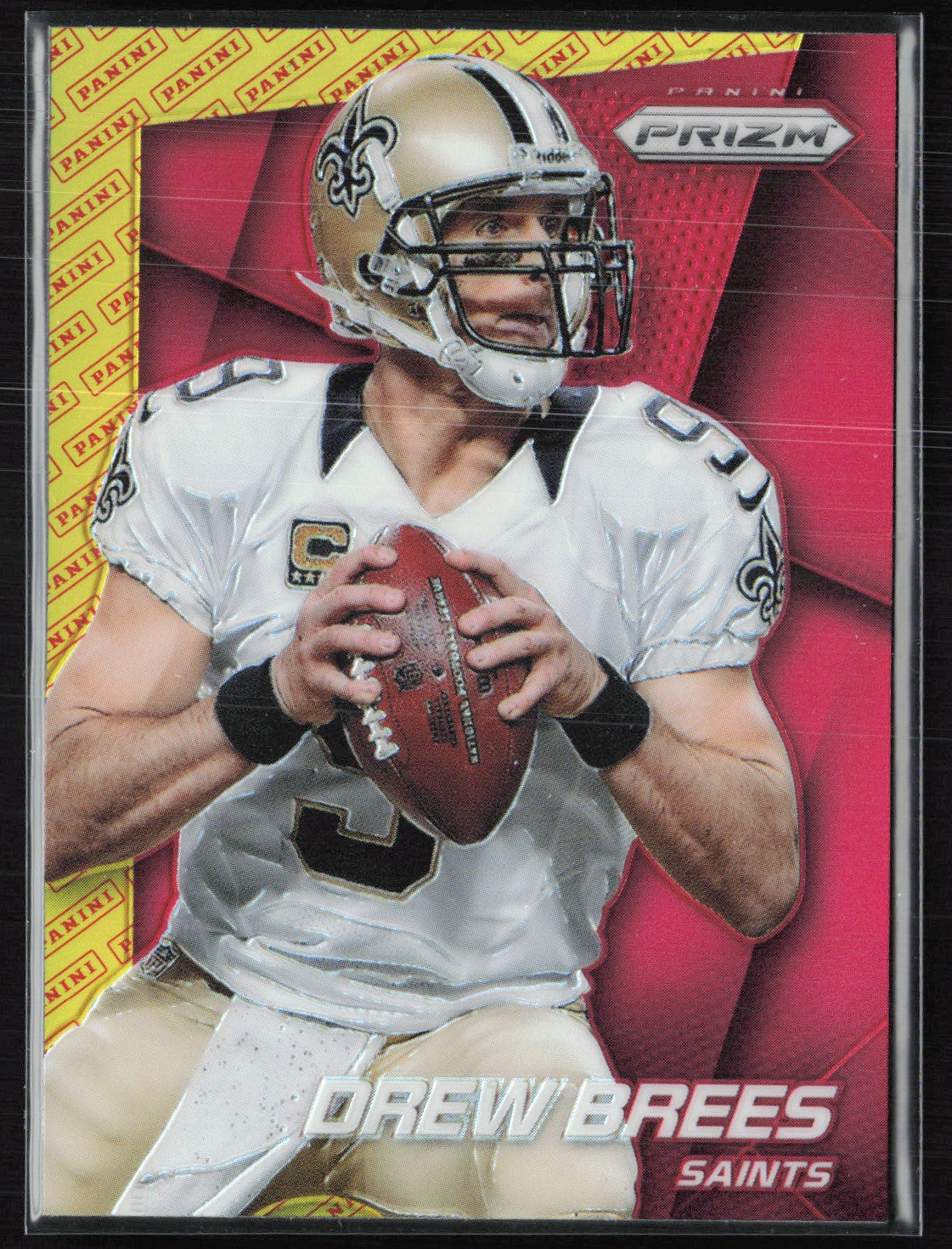 Drew Brees Panini Logo Parallel 2014 Prizm