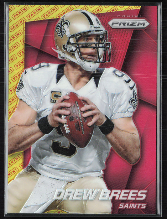 Drew Brees Panini Logo Parallel 2014 Prizm