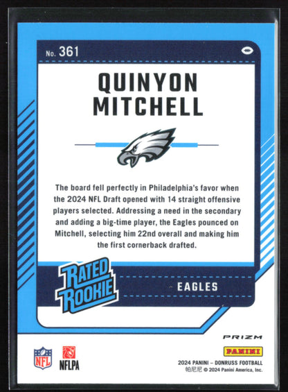 Quinyon Mitchell RC Optic Preview