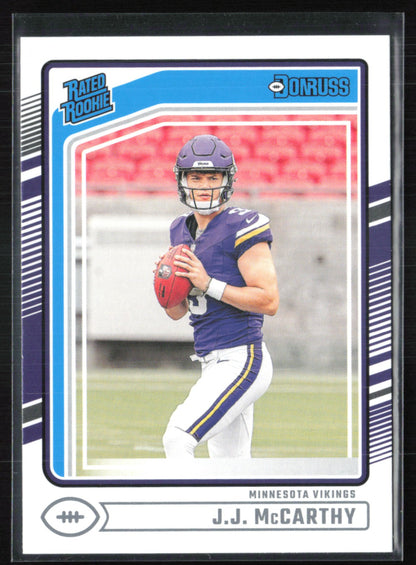 J.J. McCarthy RC Rated Rookie