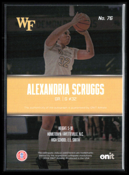 Alexandria Scruggs Auto /50