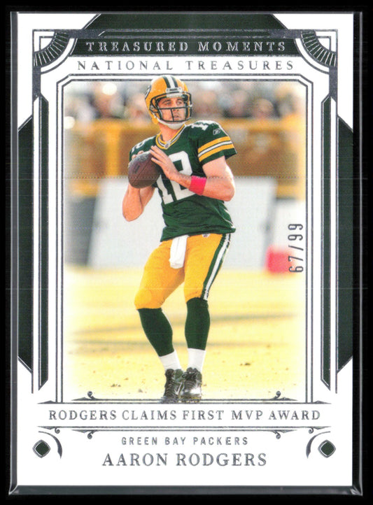 Aaron Rodgers /99 Treasured Moments 2025 National Treasures