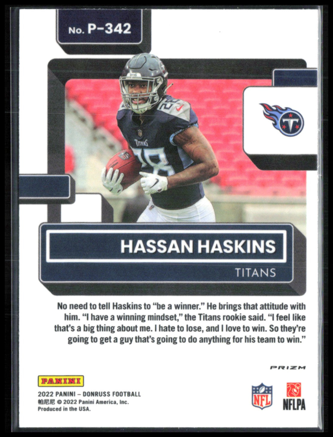 Hassan Haskins RC Optic Preview