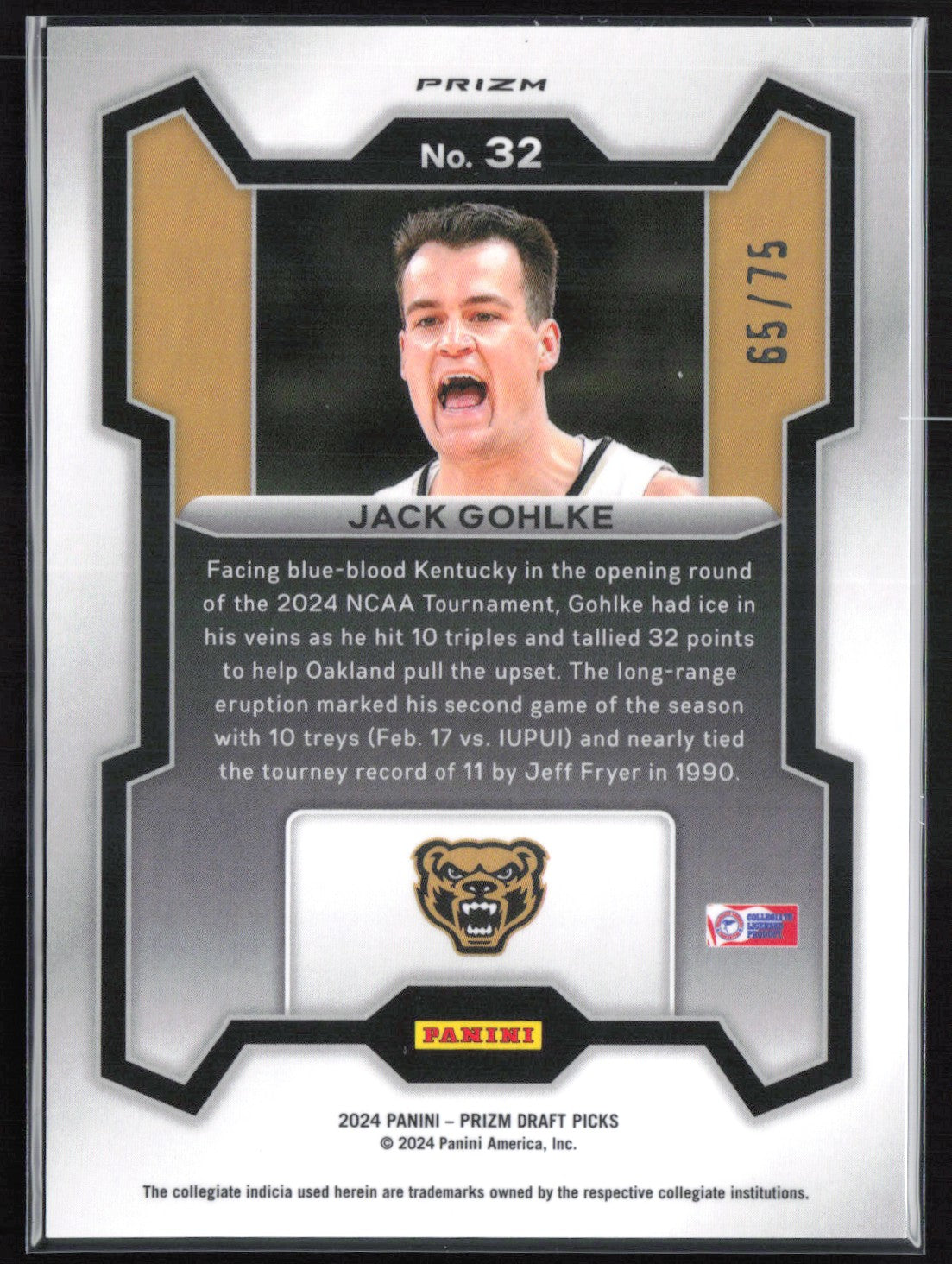 Jack Gohlke RC Purple /75