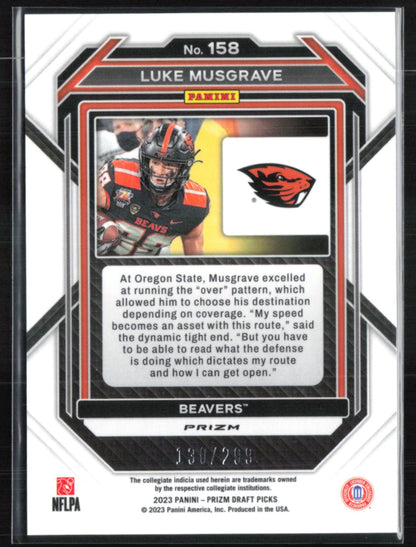 Luke Musgrave RC Red /299 Draft