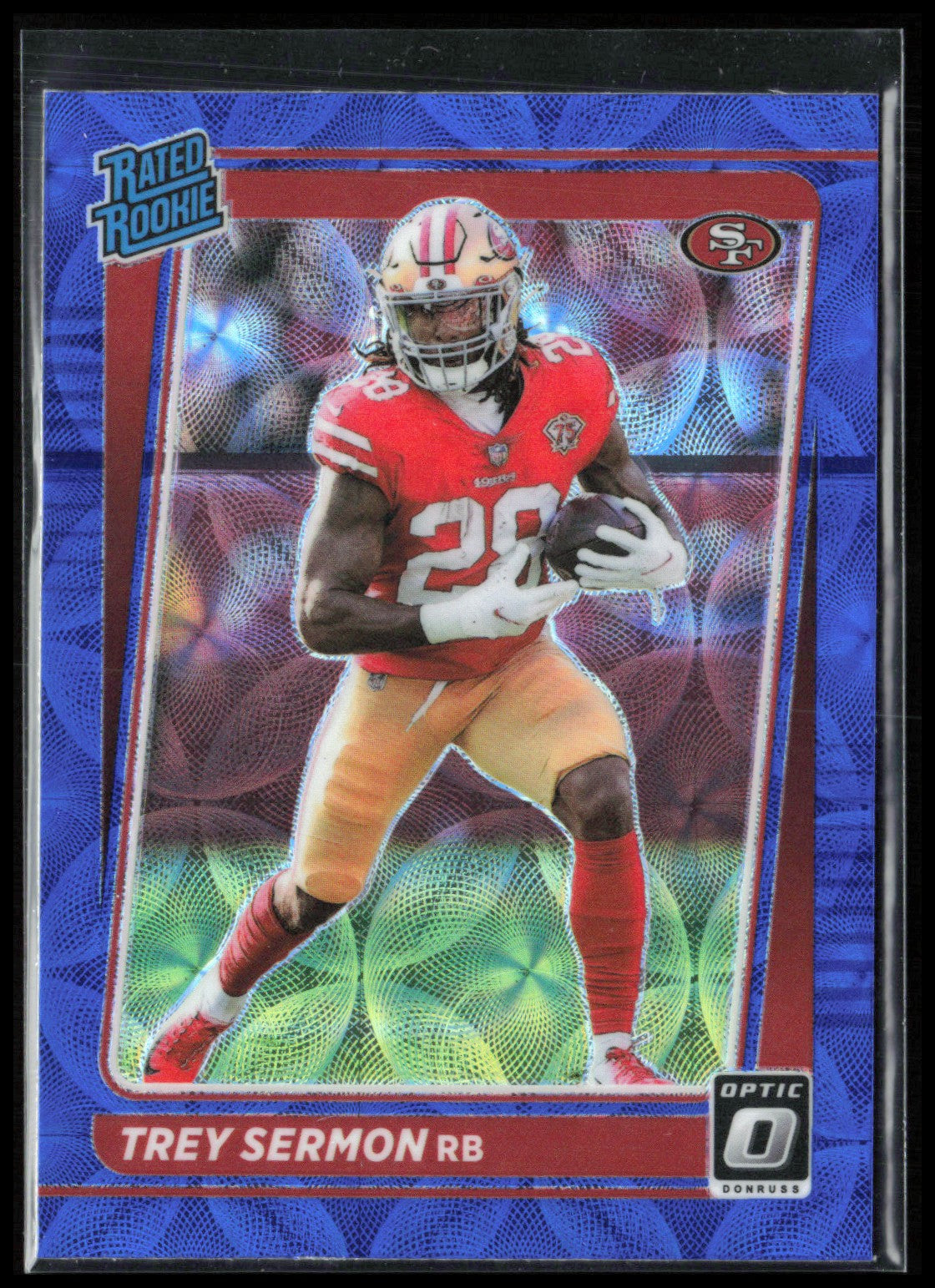 Trey Sermon RC Blue Scope