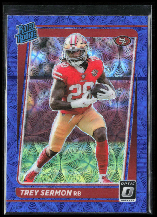 Trey Sermon RC Blue Scope