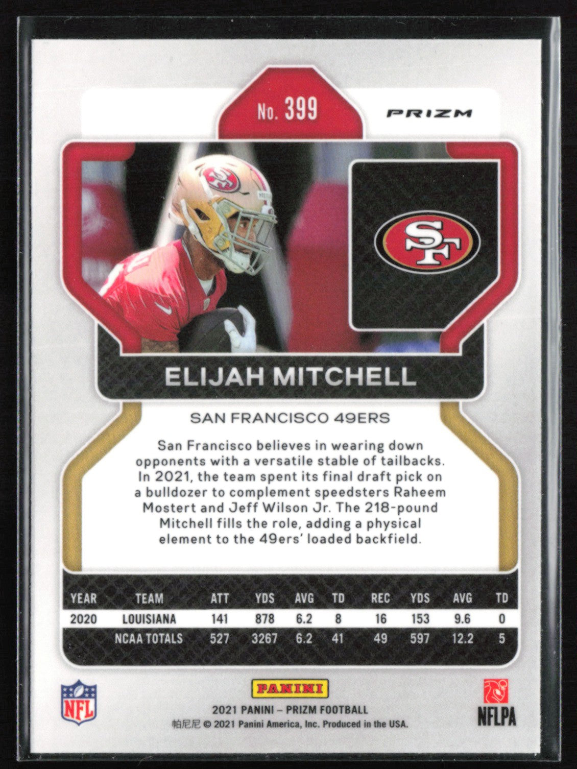 Elijah Mitchell RC Purple Pulsar