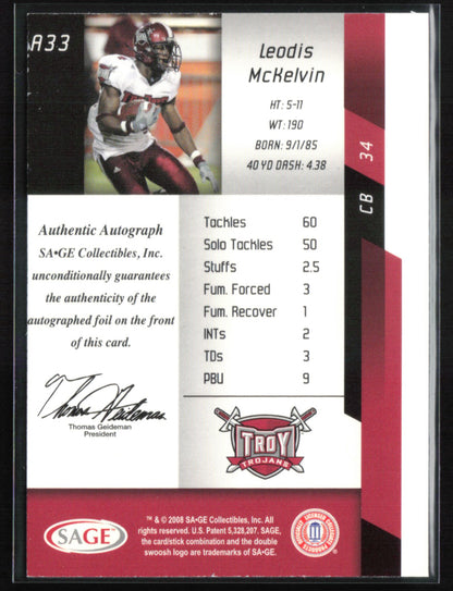Leodis McKelvin Auto