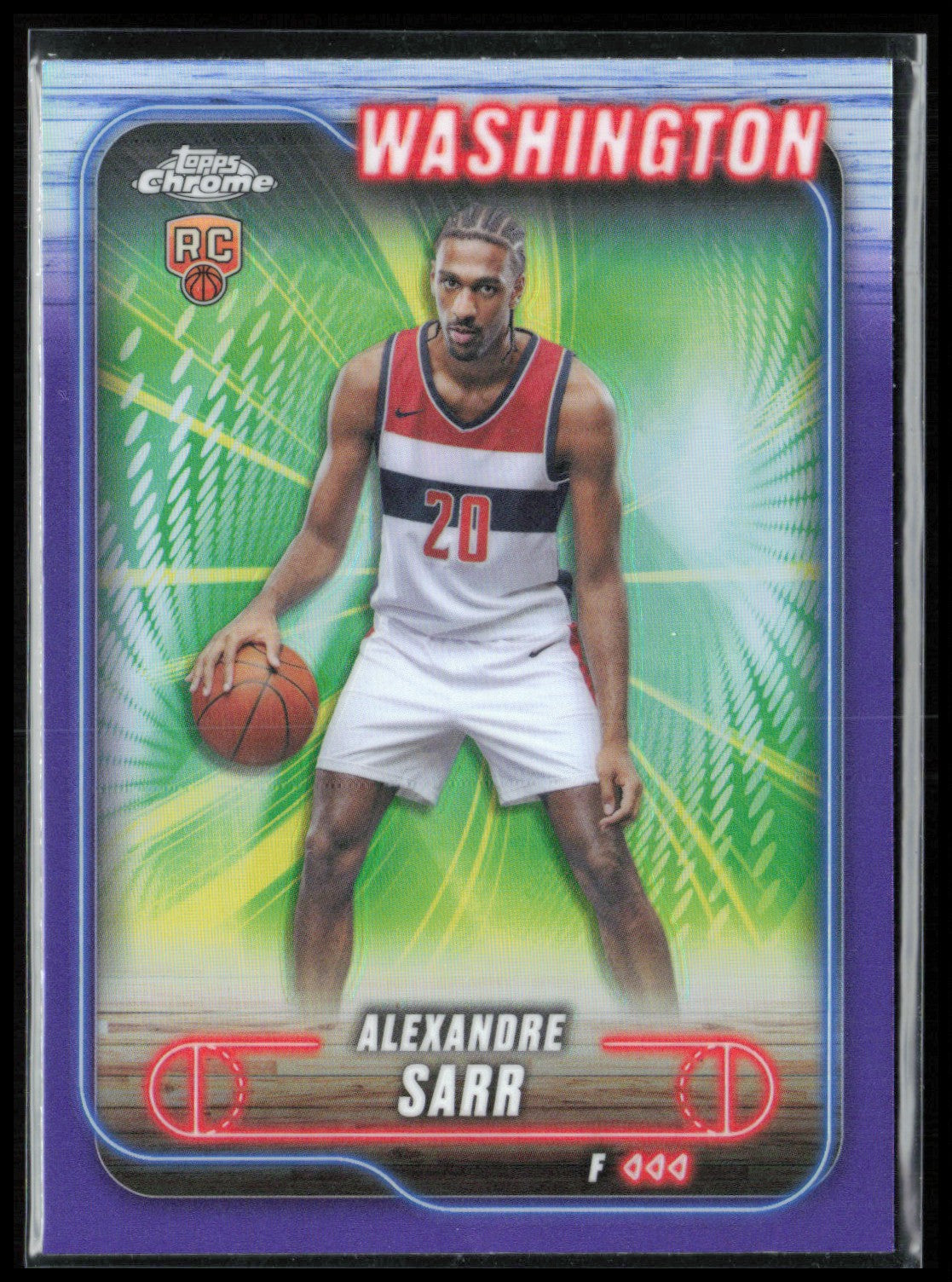 Alexandre Sarr RC Purple Refractor