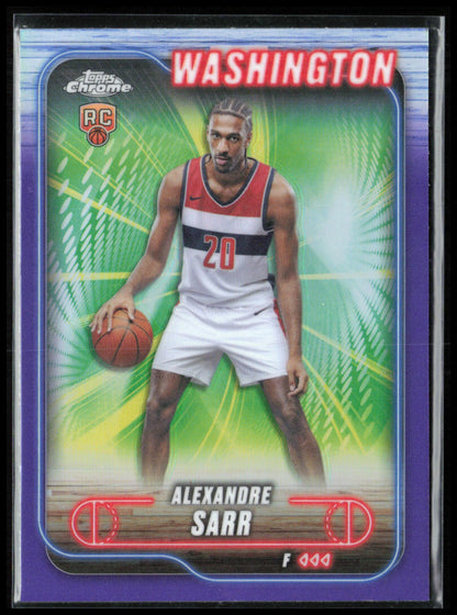 Alexandre Sarr RC Purple Refractor