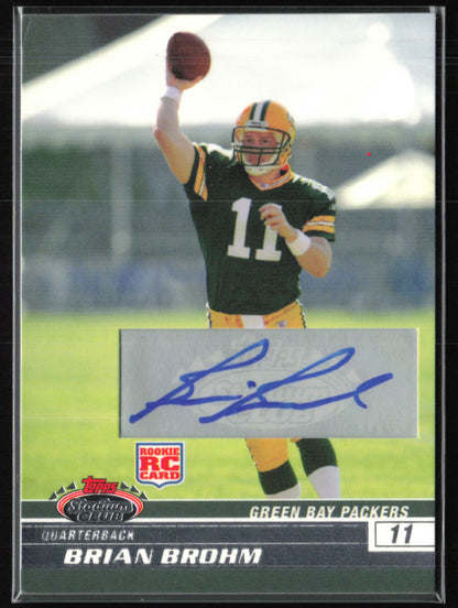 Brian Brohm RC Auto 2008 Stadium Club