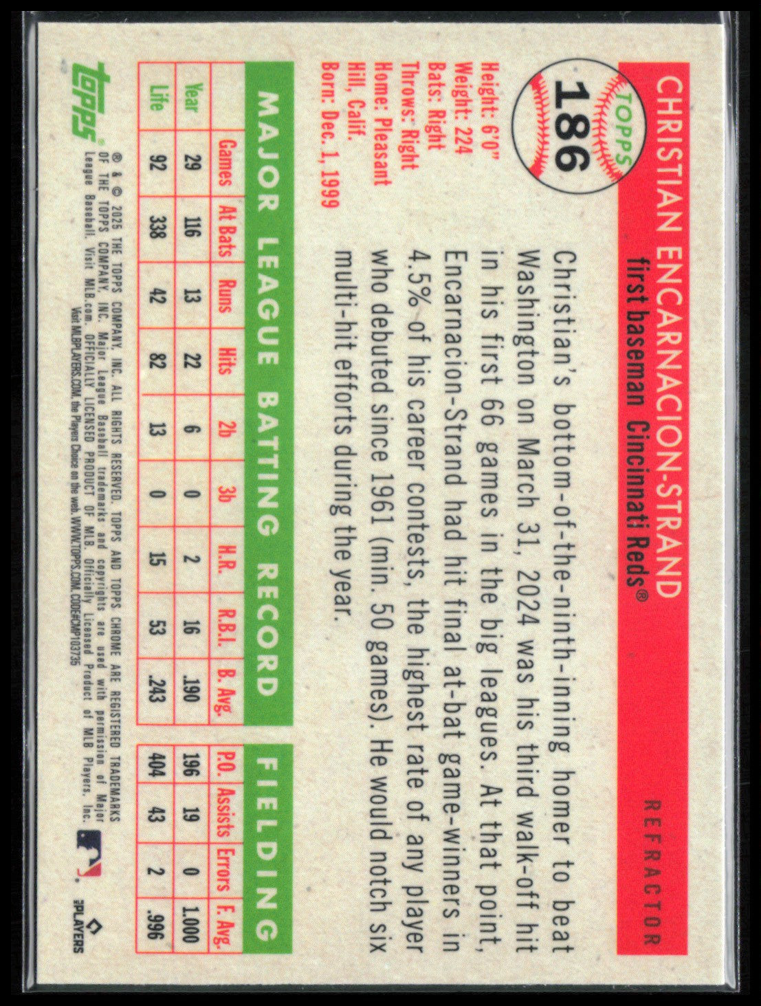Christian Encarnacion-Strand Refractor