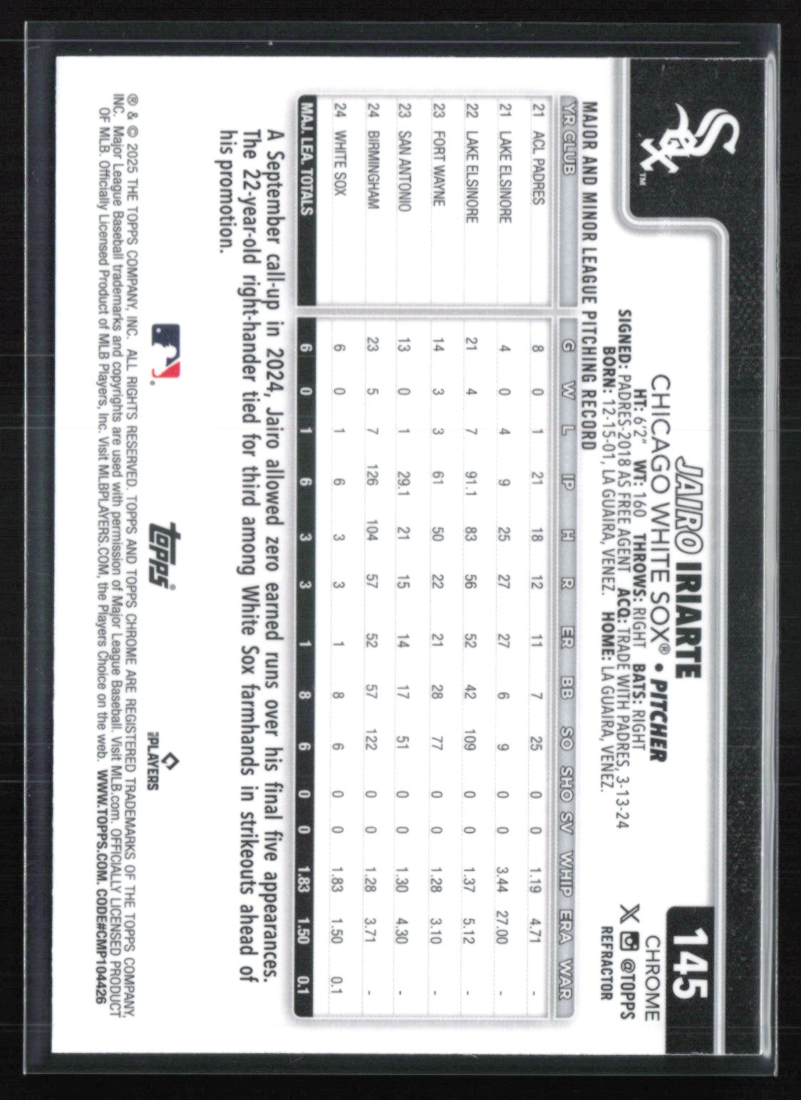 Jairo Iriarte RC Refractor