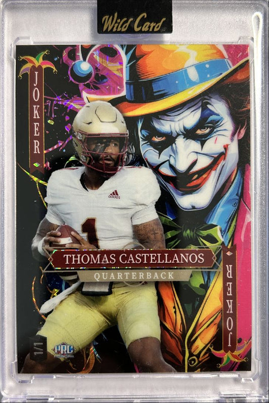 Thomas Castellanos 1/1 Joker PRC Wild Card