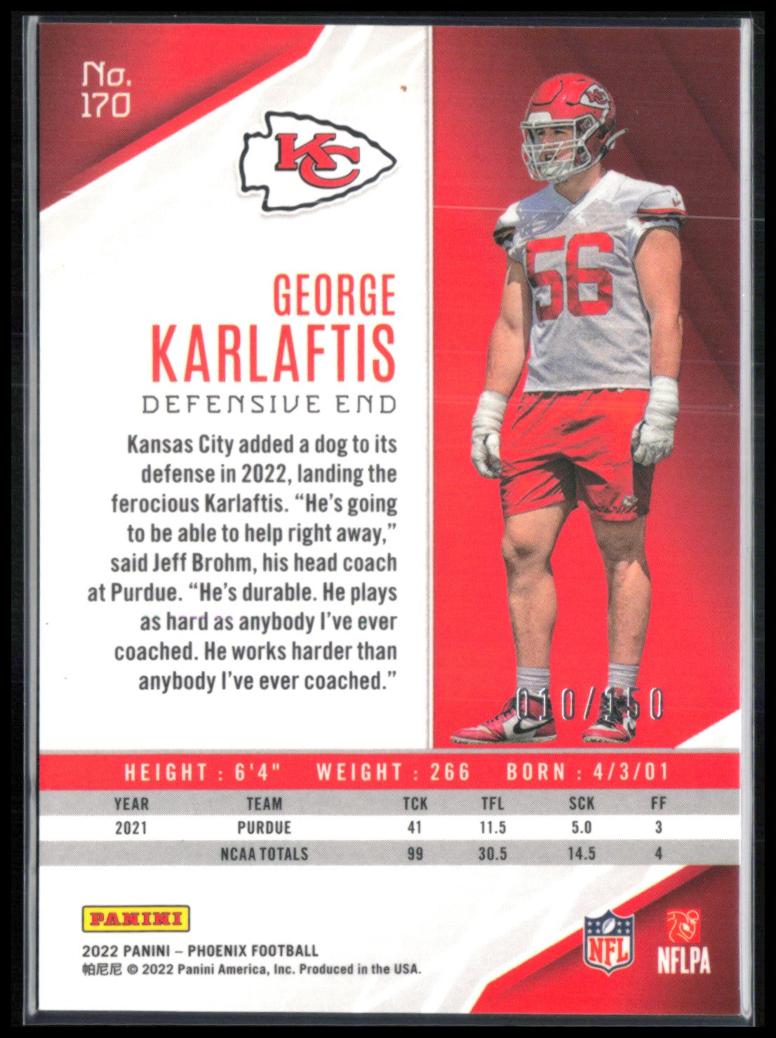 George Karlaftis RC Teal /150