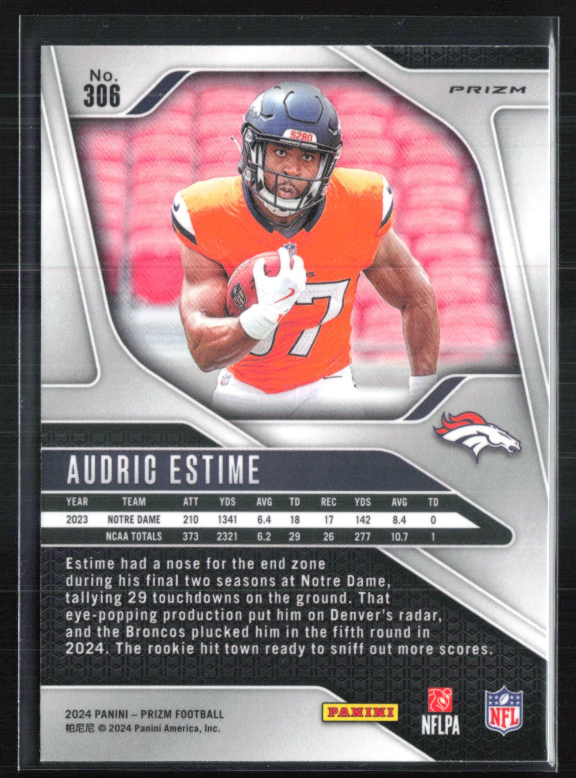 Audric Estime RC Green Prizm