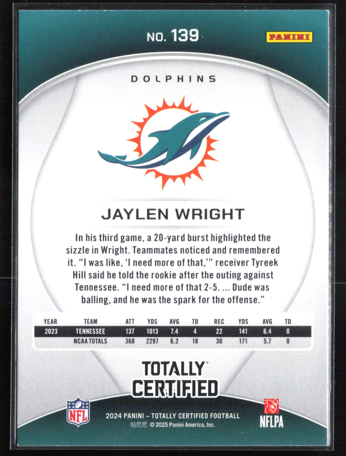 Jaylen Wright RC Red