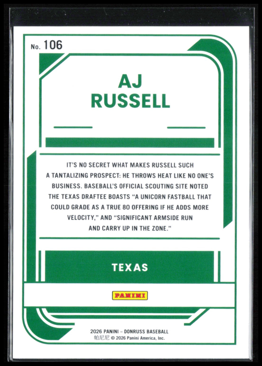 AJ Russell Rated Prospect Rocket Emoji