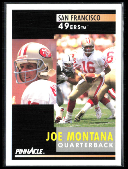 Joe Montana 1991 Pinnacle