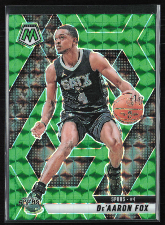 De'Aaron Fox Green Mosaic