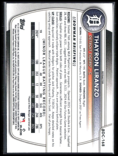 Thayron Liranzo Prospect Refractor