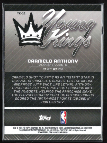 Carmelo Anthony Young Kings