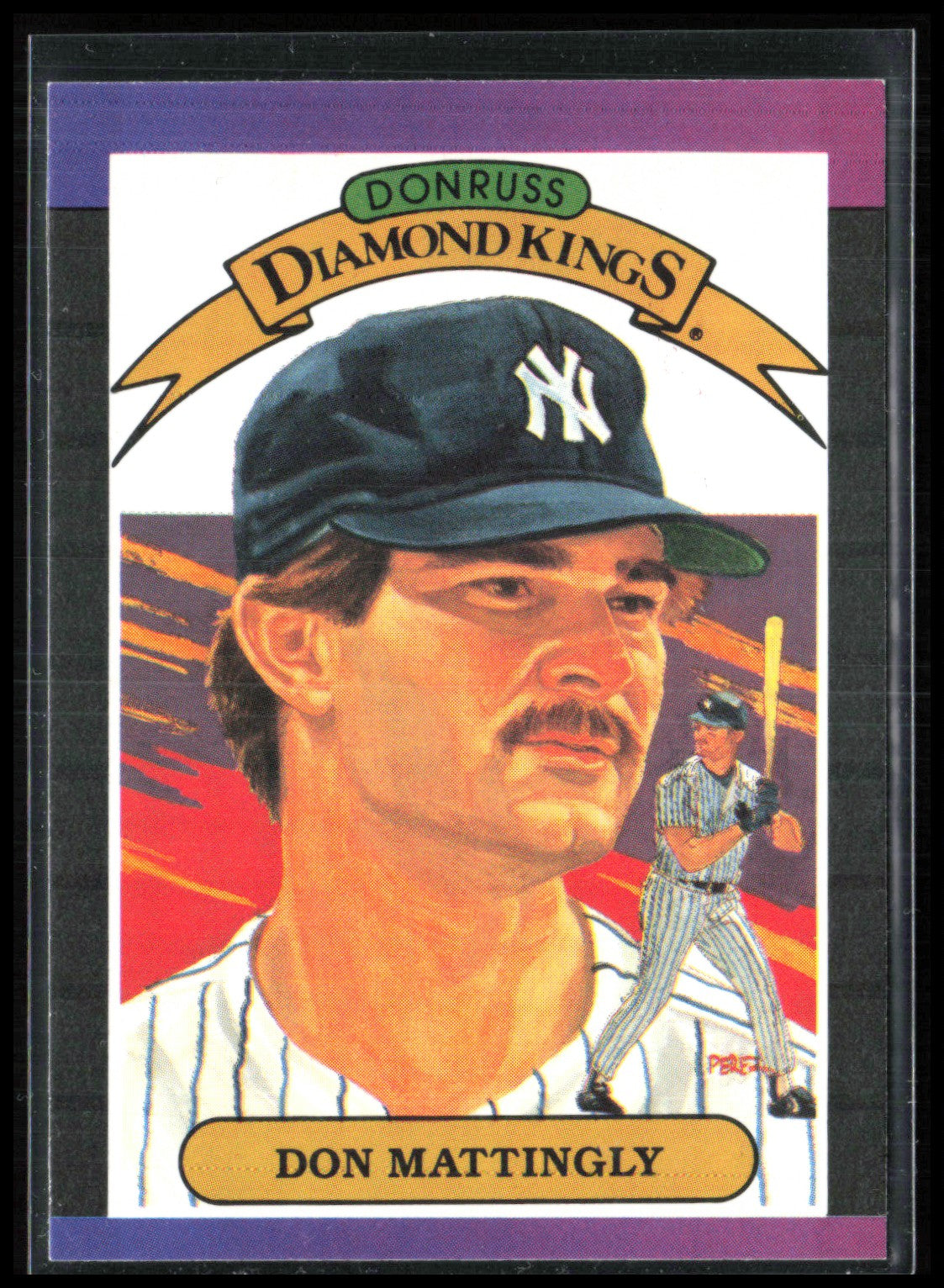 Don Mattingly 1989 Donruss Diamond Kings