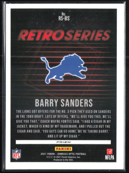 Barry Sanders Retro Series