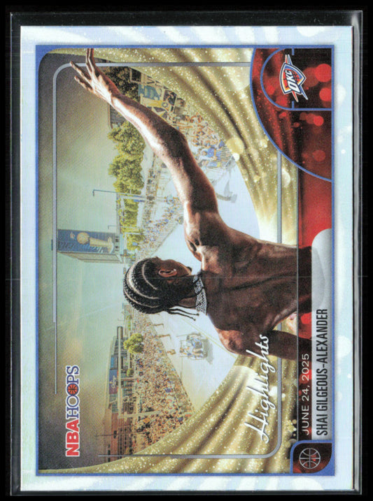 Shai Gilgeous-Alexander Highlights 2025 Topps NBA Hoops