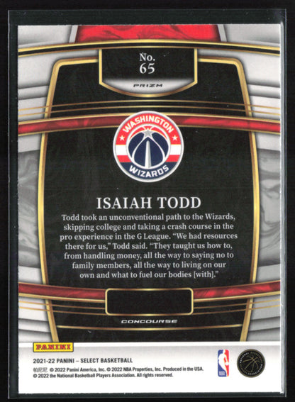 Isaiah Todd RC Red Wave