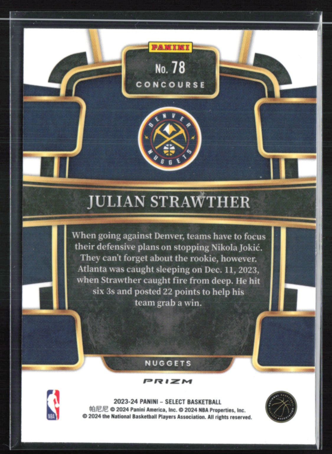 Julian Strawther RC Orange Flash