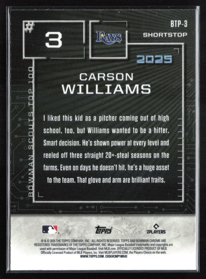 Carson Williams Top 100