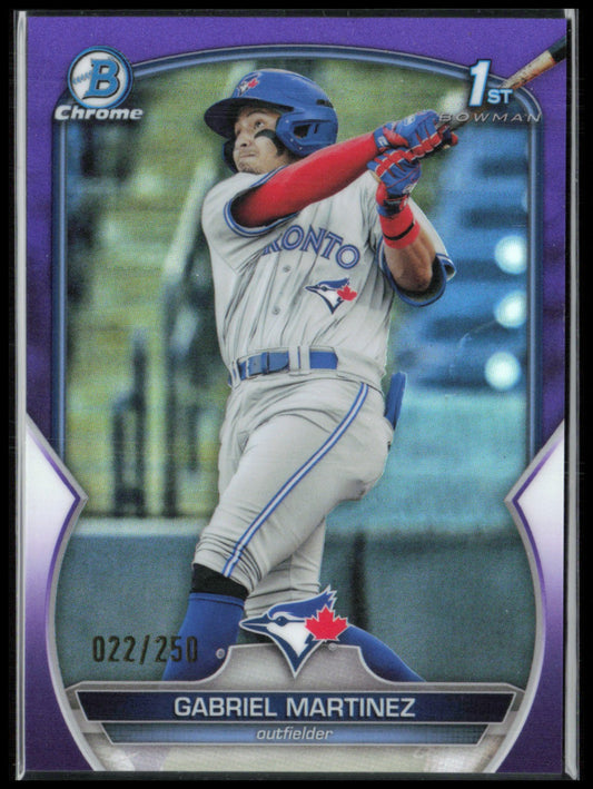 Gabriel Martinez 1st Bowman Purple /250 Refractor