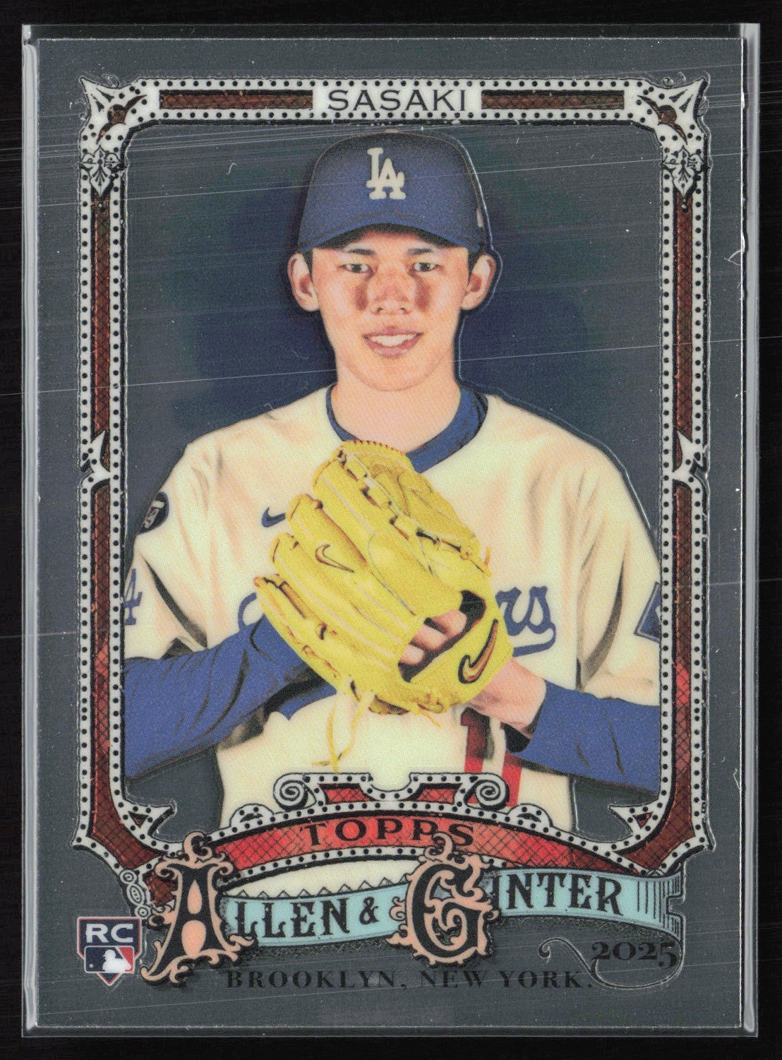 Roki Sasaki RC Topps Chrome A&G
