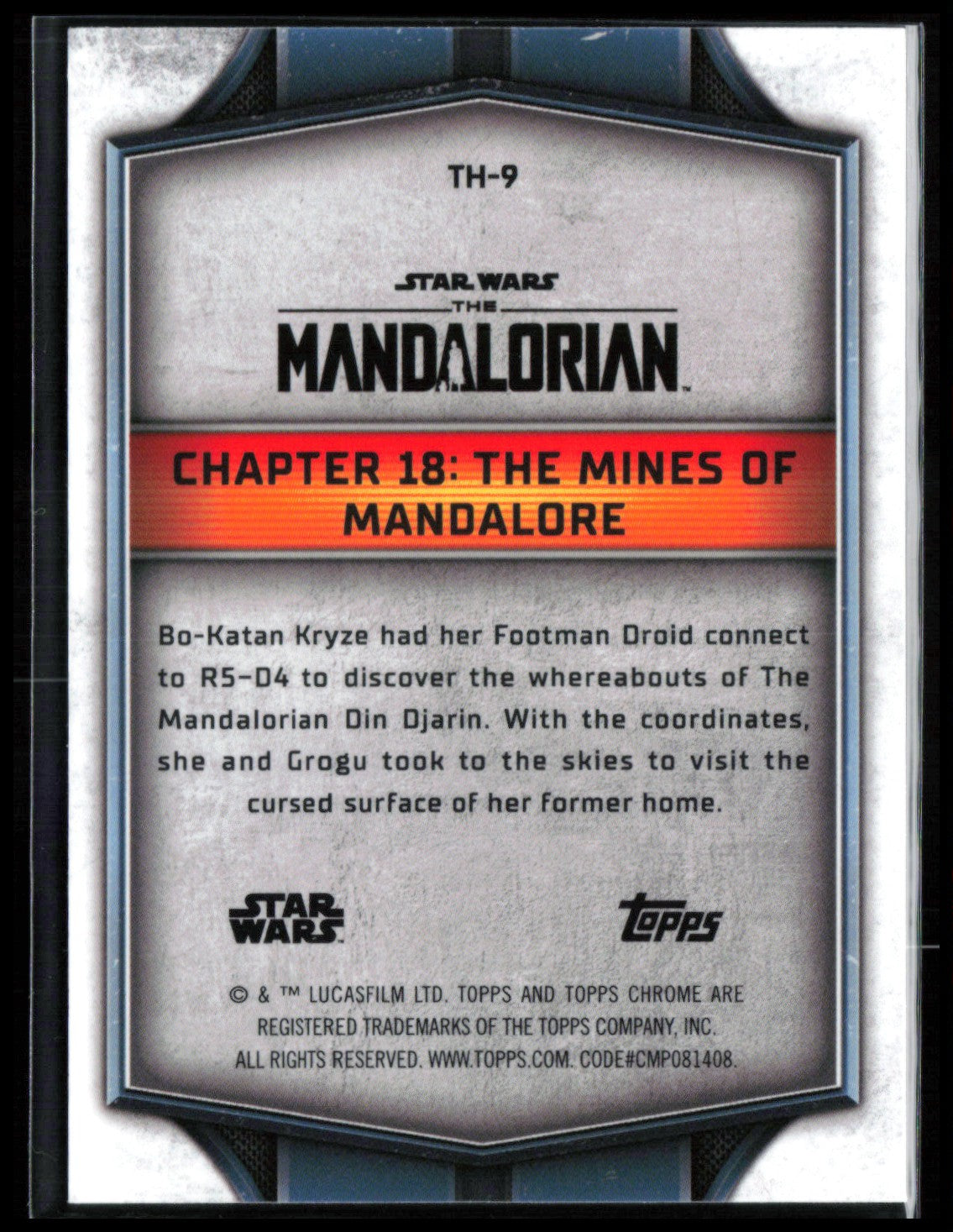 Bo-Katan Begins the Search for Mando 2024 Topps Chrome Star Wars