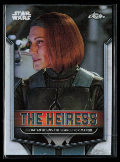 Bo-Katan Begins the Search for Mando 2024 Topps Chrome Star Wars