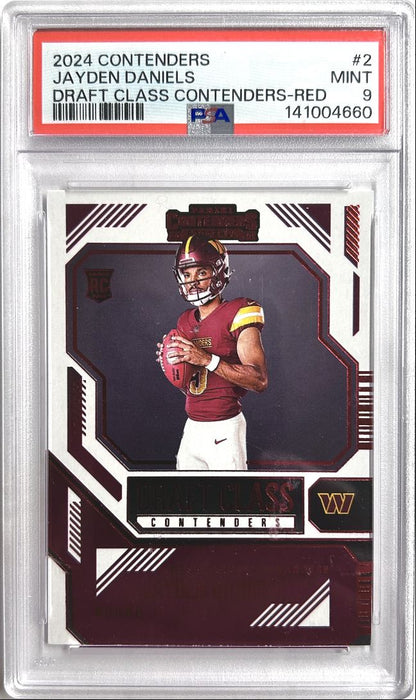 Jayden Daniels RC Draft Class 2024 Contenders PSA 9