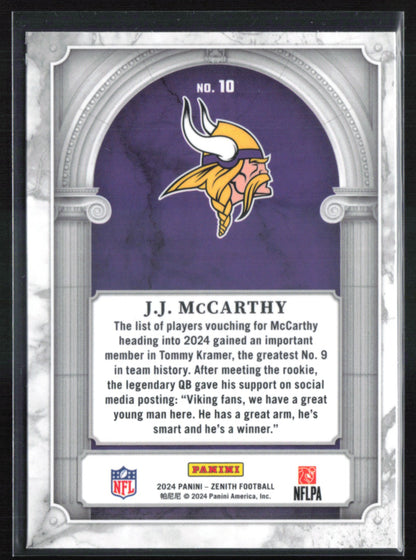 J.J. McCarthy RC Z Marquee