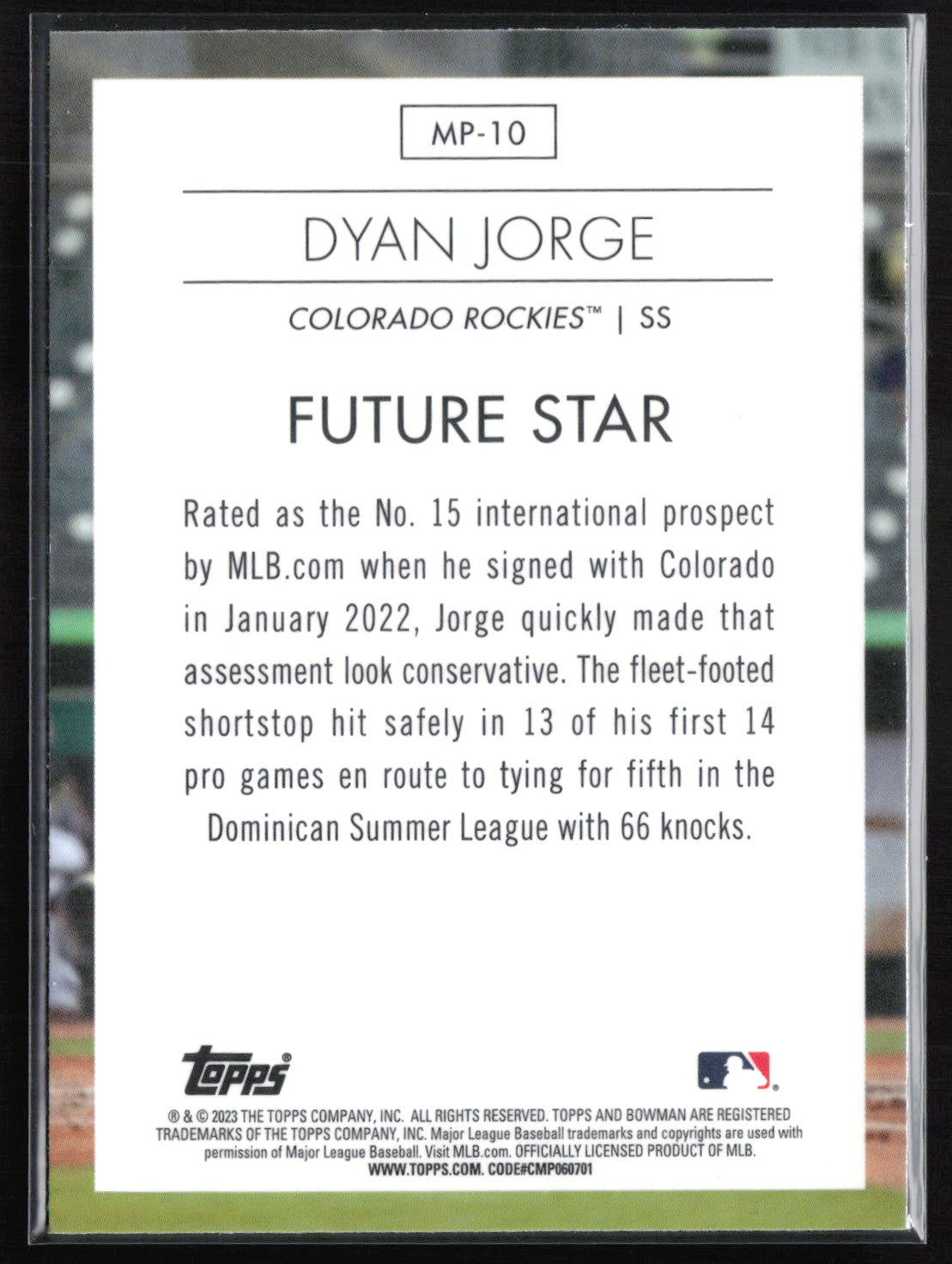 Dyan Jorge Modern Prospects