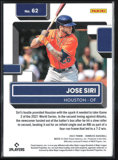 Jose Siri RC Orange Foil